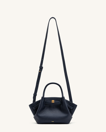 Mini sac cabas Hana - Bleu marine