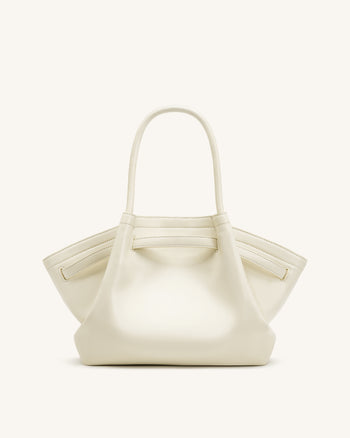 Sac cabas moyen Hana - Blanc cassé