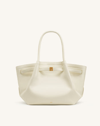 Sac cabas moyen Hana - Blanc cassé