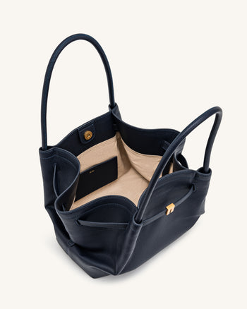 Sac cabas moyen Hana - Bleu marine