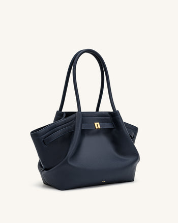 Sac cabas moyen Hana - Bleu marine