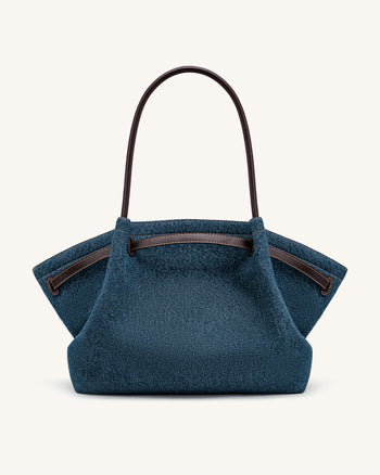 Hana Grand sac cabas - Jean bleu foncé