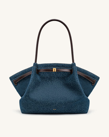 Hana Grand sac cabas - Jean bleu foncé