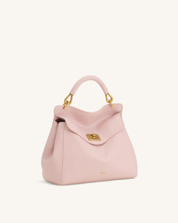 Lucia Sac à main classique à poignée supérieure - Rose