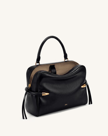 Callie Sac à bandoulière avec détail défense - Noir