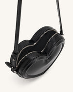 Sac en forme de cœur Arlene - Noir
