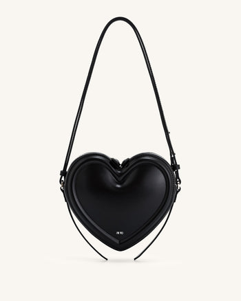 Sac en forme de cœur Arlene - Noir