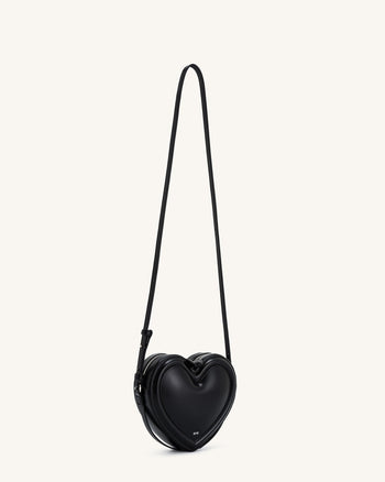 Sac en forme de cœur Arlene - Noir