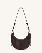 Sac Bandoulière Sharon Tressé - Marron Café