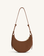 Sac bandoulière Sharon - Marron