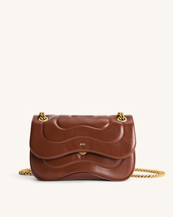 Tina Sac Bandoulière Matelassé - Marron
