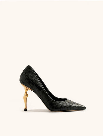 Hazel Talons tressés - Noir