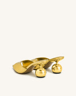 Mules à Talon Sphère Ellie - Or