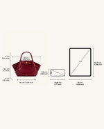 Sac Mini Tote Hana - Carmin