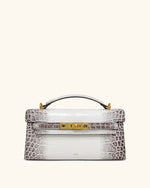 Sac à Main Noor – Croco Blanc