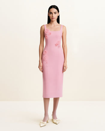 Robe fourreau Garden Grace – Rose