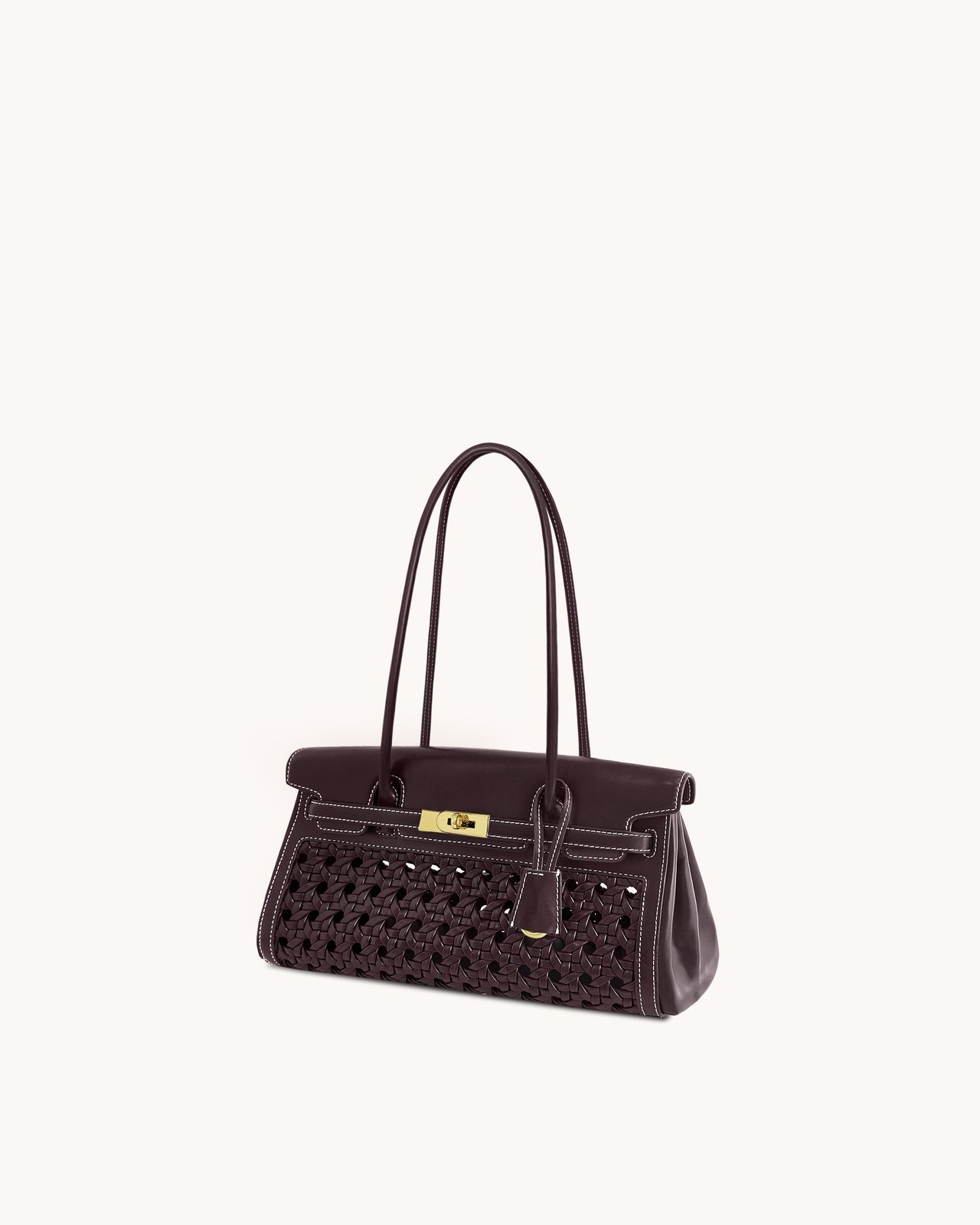 Sac épaule Yara – Rouge foncé