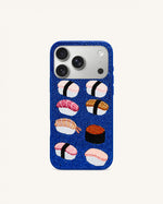 Coque de Téléphone Sushi - Bleu Multicolore