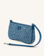 Sac Bandoulière Eva - Tissu Denim Bleu