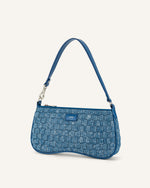 Sac Bandoulière Eva - Tissu Denim Bleu