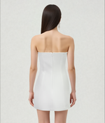 Mini robe à imprimé floral - Blanc