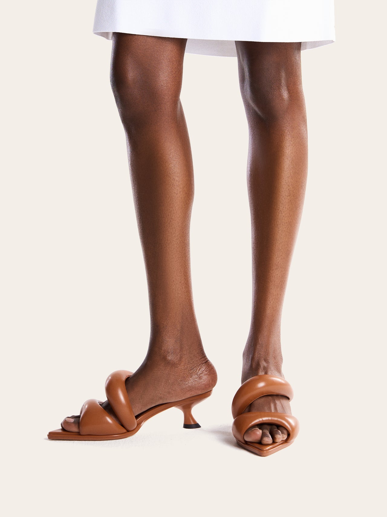 Mule Sara pour femme - Marron caramel