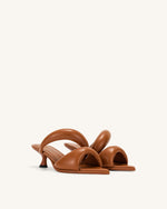 Mule Sara pour femme - Marron caramel