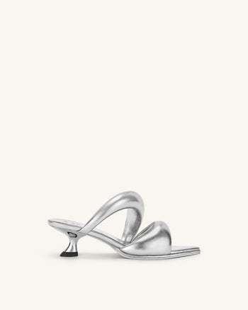 Mule Sara pour femme - Argenté