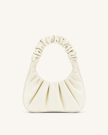 Sac hobo froncé Gabbi - Blanc
