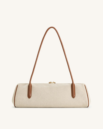 Nova Sac à Épaule - Toile Marron