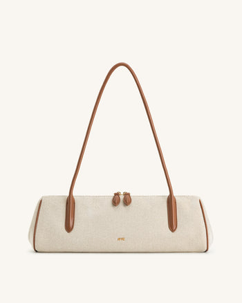 Nova Sac à Épaule - Toile Marron