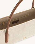 Nova Sac à Épaule - Toile Marron