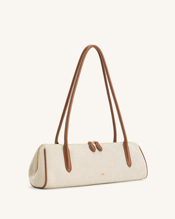 Nova Sac à Épaule - Toile Marron