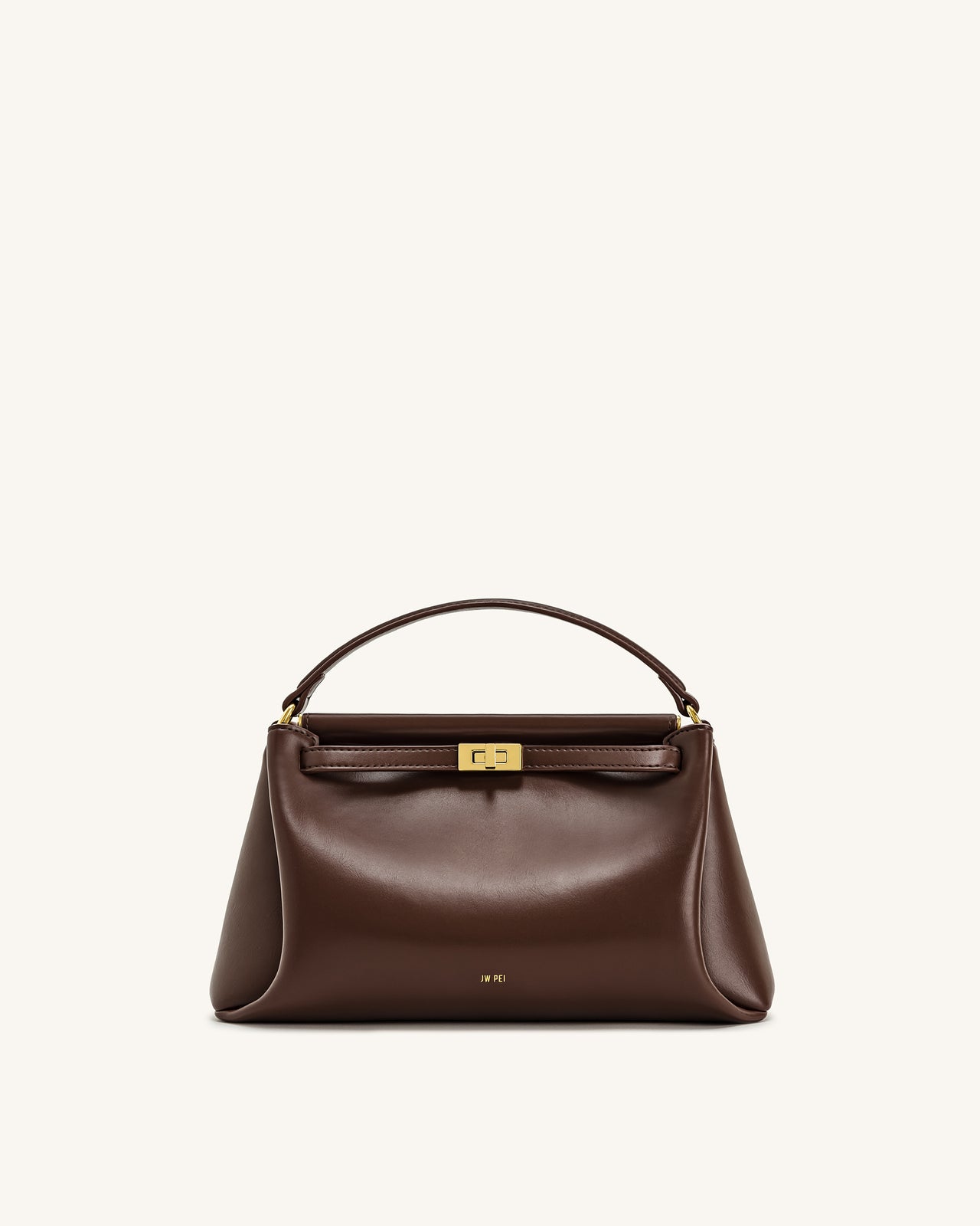 Sac Carmen à poignée supérieure – Marron rougeâtre