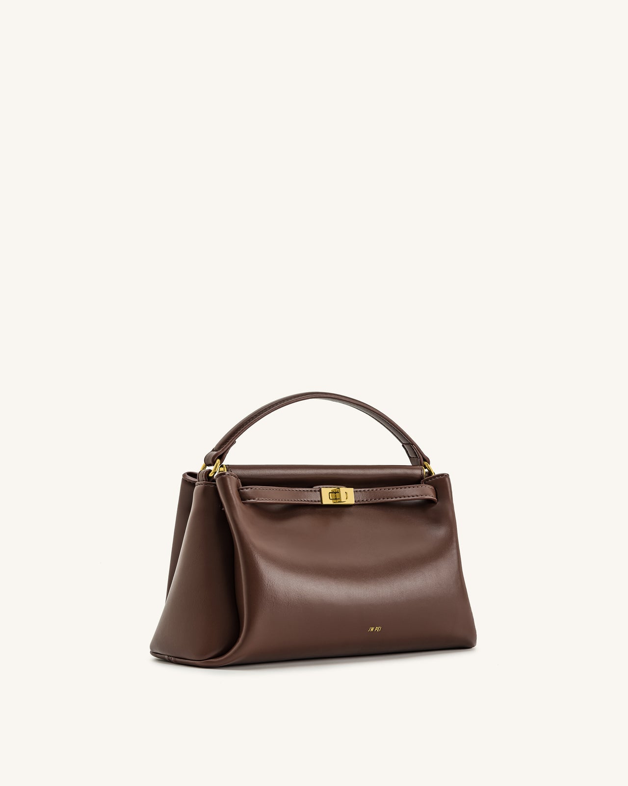 Sac Carmen à poignée supérieure – Marron rougeâtre