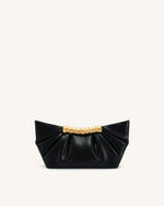 Pochette plissée Leia - Noir