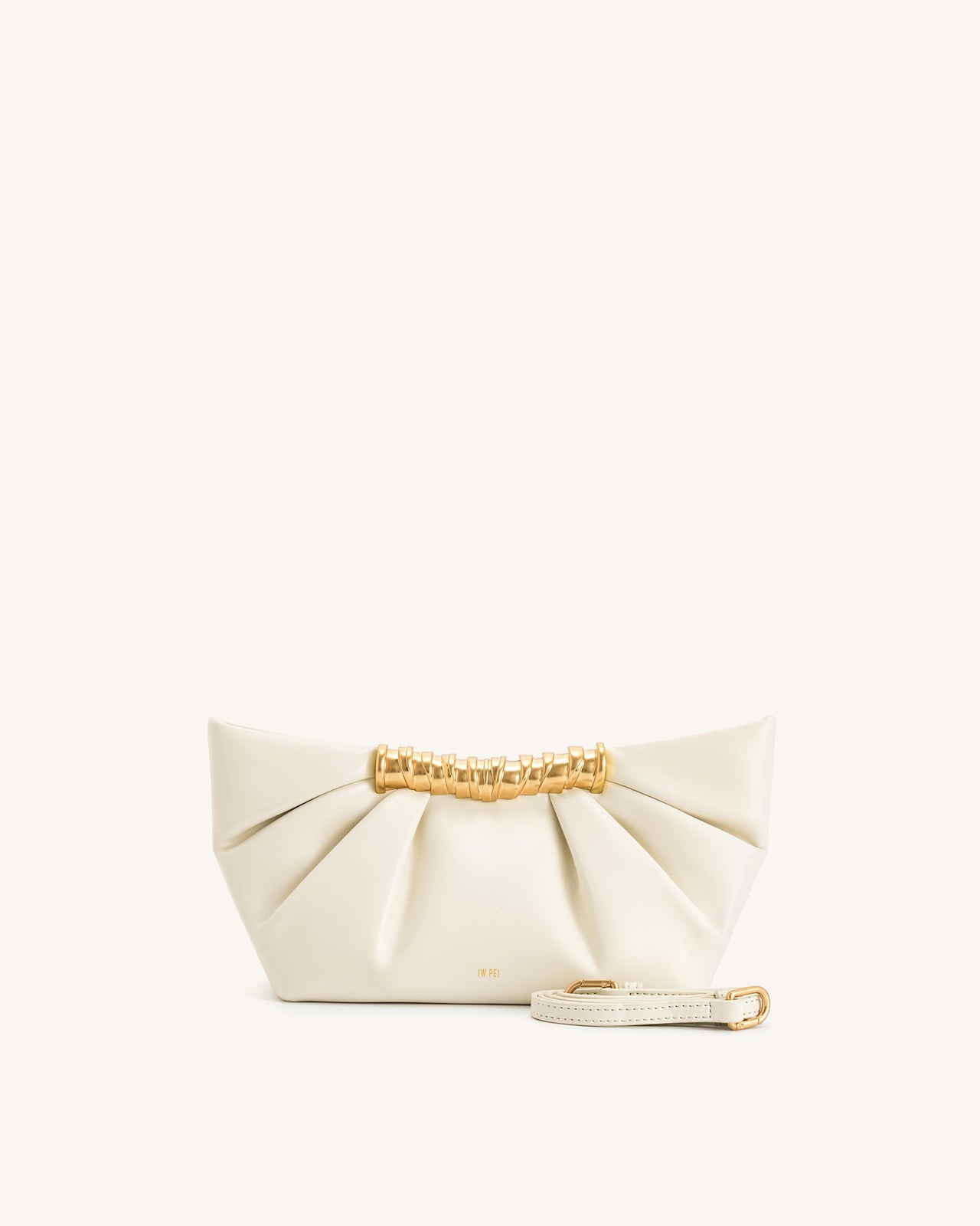 Pochette Plissée Leia - Blanche