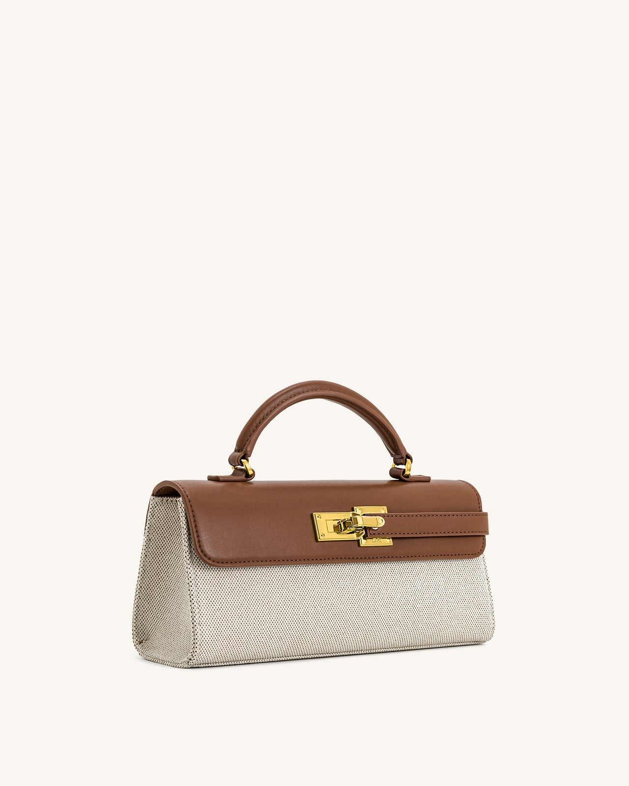 Sac à main Keyla à anse – Toile marron