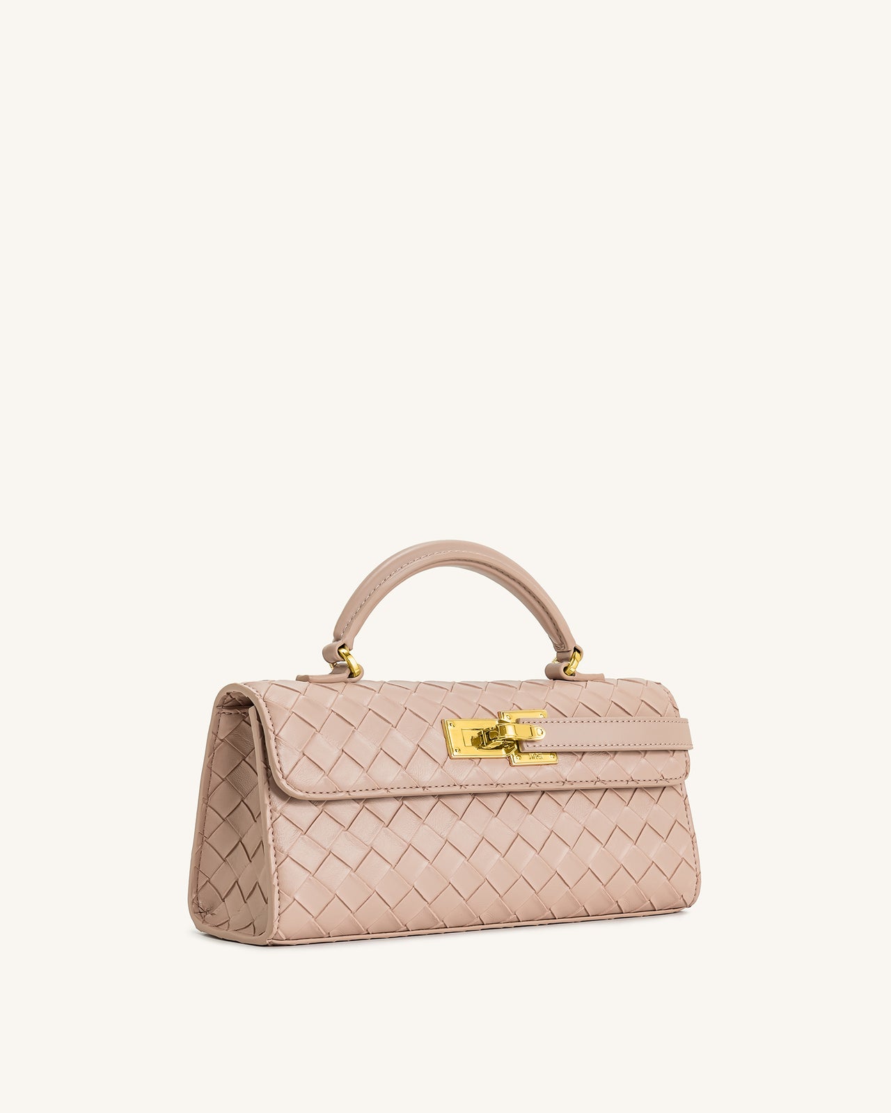 Sac à poignée supérieure Keyla avec texture tressée – Rose