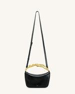 Sac à main Jenny avec poignée en forme humaine – Noir