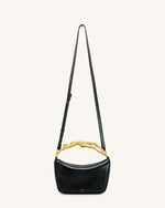 Sac à main Jenny avec poignée en forme humaine – Noir