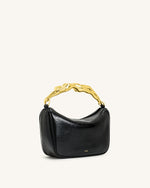 Sac à main Jenny avec poignée en forme humaine – Noir