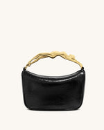Sac à main Jenny avec poignée en forme humaine – Noir