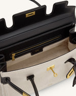 Sac épaule Yara – Toile noire