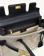 Sac épaule Yara – Toile noire