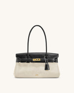 Sac épaule Yara – Toile noire