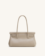 Sac épaule Yara – Abricot gris