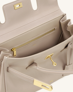 Sac épaule Yara – Abricot gris