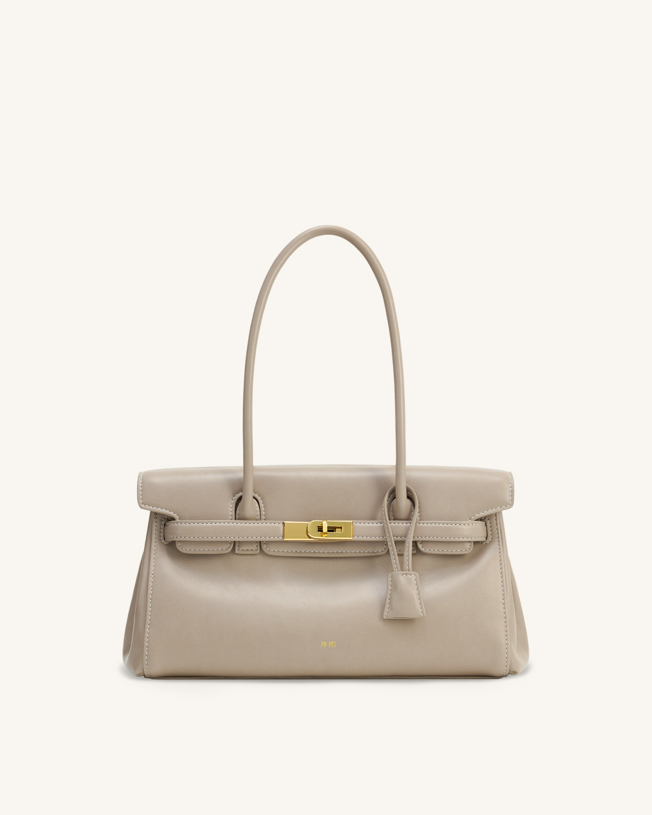 Sac épaule Yara – Abricot gris