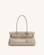 Sac épaule Yara – Abricot gris